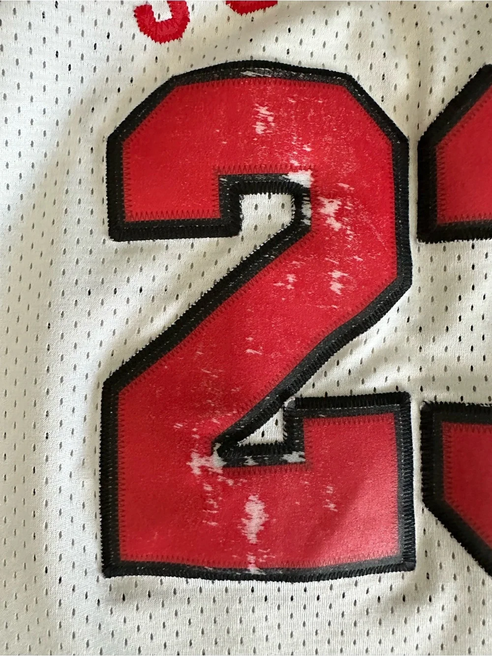 Vintage Nike Team Michael Jordan Chicago Bulls Jersey #23 White Youth Medium